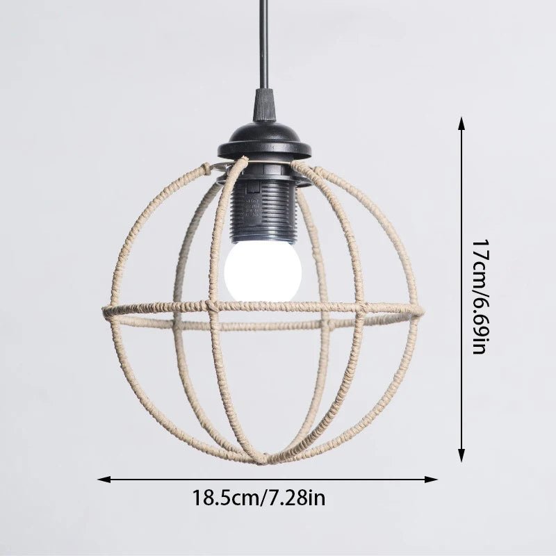 Woven Rattan Pendant Lampshade: Elevate Your Lighting Style 🌟 - Julia M LifeStyles