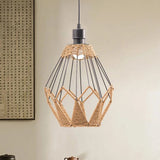 Woven Rattan Pendant Lampshade: Elevate Your Lighting Style 🌟 - Julia M LifeStyles