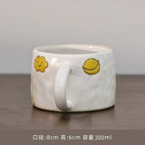 Original Japanese Style Handmade Retro Stoneware Coffee Cup Creative Cute Young Adult Heart Mug Cup - Julia M LifeStyles