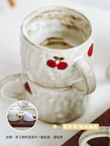 Original Japanese Style Handmade Retro Stoneware Coffee Cup Creative Cute Young Adult Heart Mug Cup - Julia M LifeStyles