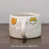 Original Japanese Style Handmade Retro Stoneware Coffee Cup Creative Cute Young Adult Heart Mug Cup - Julia M LifeStyles