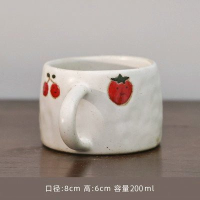 Original Japanese Style Handmade Retro Stoneware Coffee Cup Creative Cute Young Adult Heart Mug Cup - Julia M LifeStyles