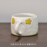 Original Japanese Style Handmade Retro Stoneware Coffee Cup Creative Cute Young Adult Heart Mug Cup - Julia M LifeStyles