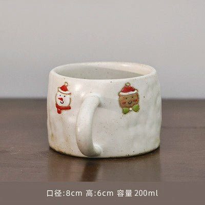 Original Japanese Style Handmade Retro Stoneware Coffee Cup Creative Cute Young Adult Heart Mug Cup - Julia M LifeStyles