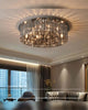 Round Black Ceiling Chandelier