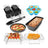 Ninja Air Fryer Accessory Set: Cake Pans, Rack, Cups, Pizza Pan 🍕 Air Fryer Accessories Julia M Home & Kitchen set 5  